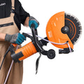 VEVOR 30.48cm Electric Concrete Saw Wet/Dry Saw Cutter with Water Pump and Blade
