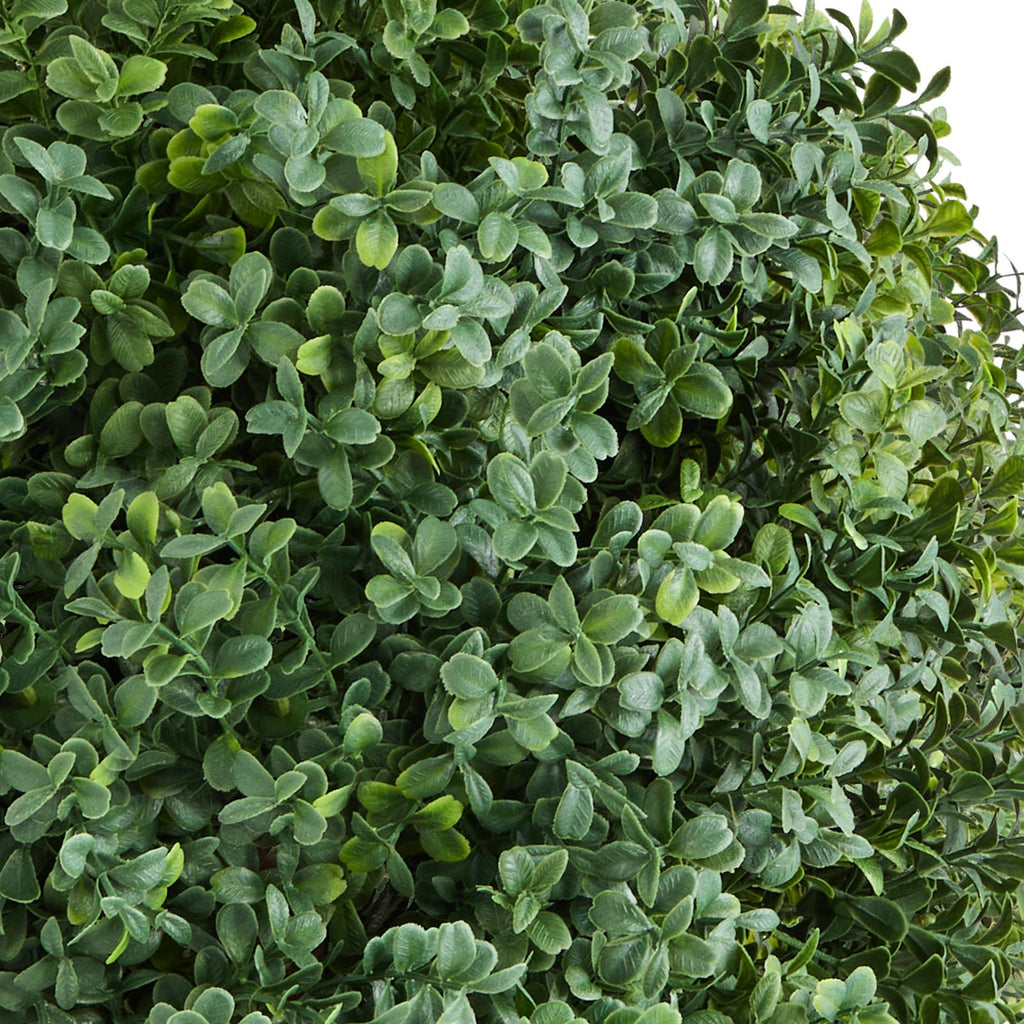 VEVOR Artificial Topiary Boxwood Trees with Ground Spike, 2 Set 686mm Faux Shrubs & Bushes Potted Plants, Fake Silk Tree Look Real for Decor Front Porch Outdoor Indoor Patio Garden Balcony Backyard