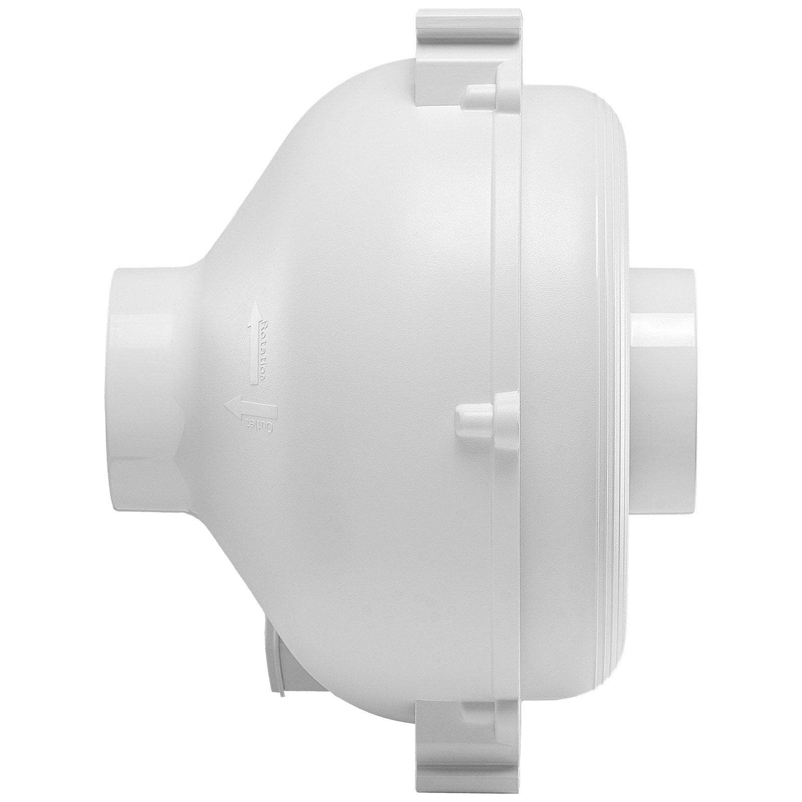 VEVOR 4" to 4.5" Radon Mitigation Fan System Kit Quiet 190 CFM Inline Duct Fan