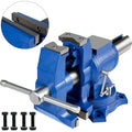VEVOR Multipurpose Bench Vice 5" 30Kn Heavy Duty with 360° Swivel Base and Head