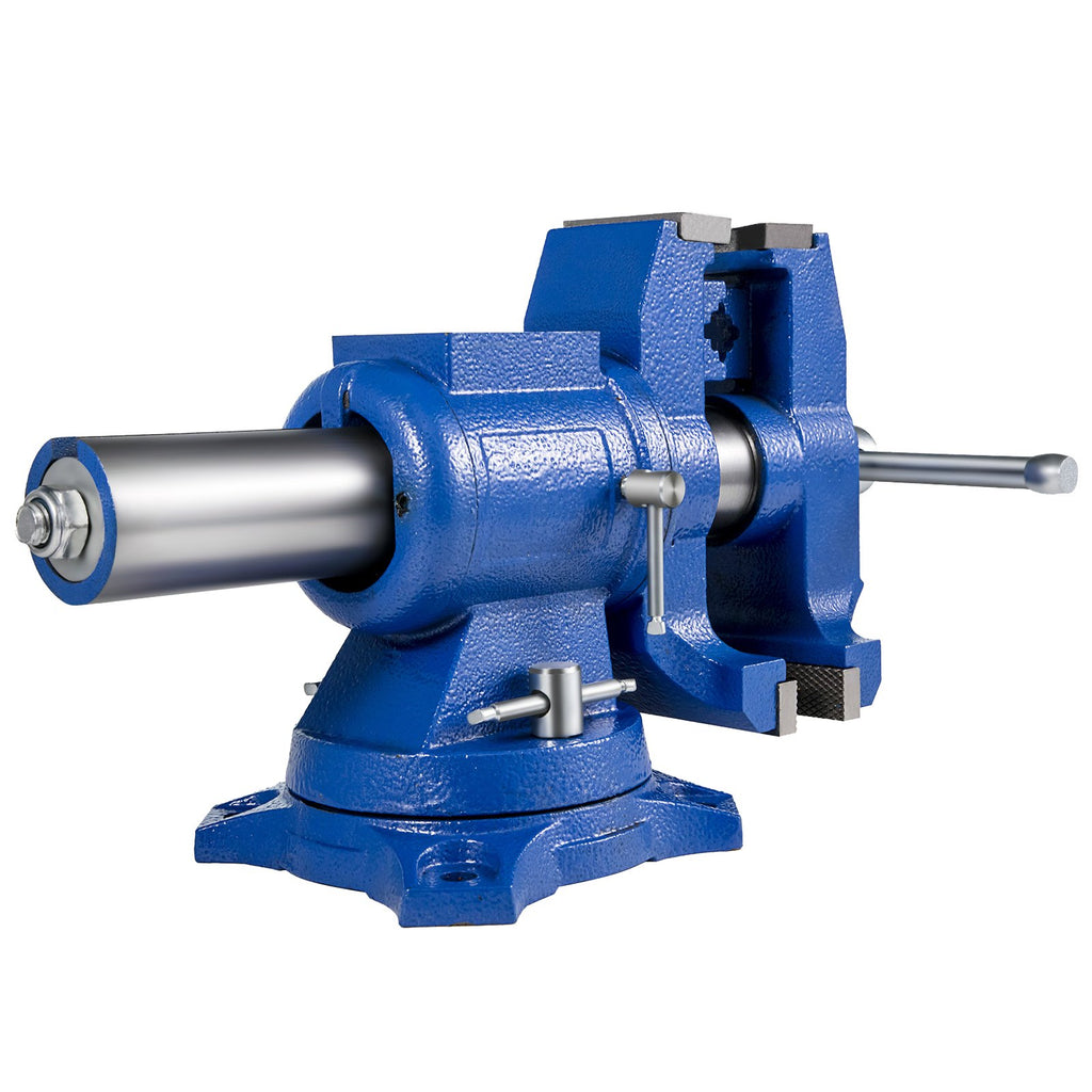 VEVOR Multipurpose Bench Vice 5" 30Kn Heavy Duty with 360° Swivel Base and Head