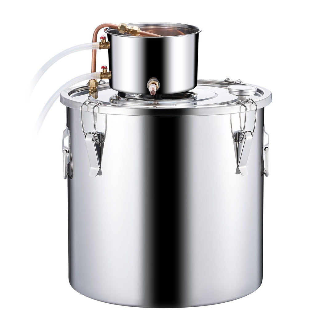 VEVOR Moonshine Still 13 Gal Water Alcohol Distiller Brewing Kit Stainless Steel