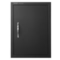 VEVOR BBQ Access Door, 415x570 mm Single Outdoor Kitchen Door, Cold Plate Flush Mount Door, Wall Vertical Door with Handle, for BBQ Island, Grilling Station, Outside Cabinet