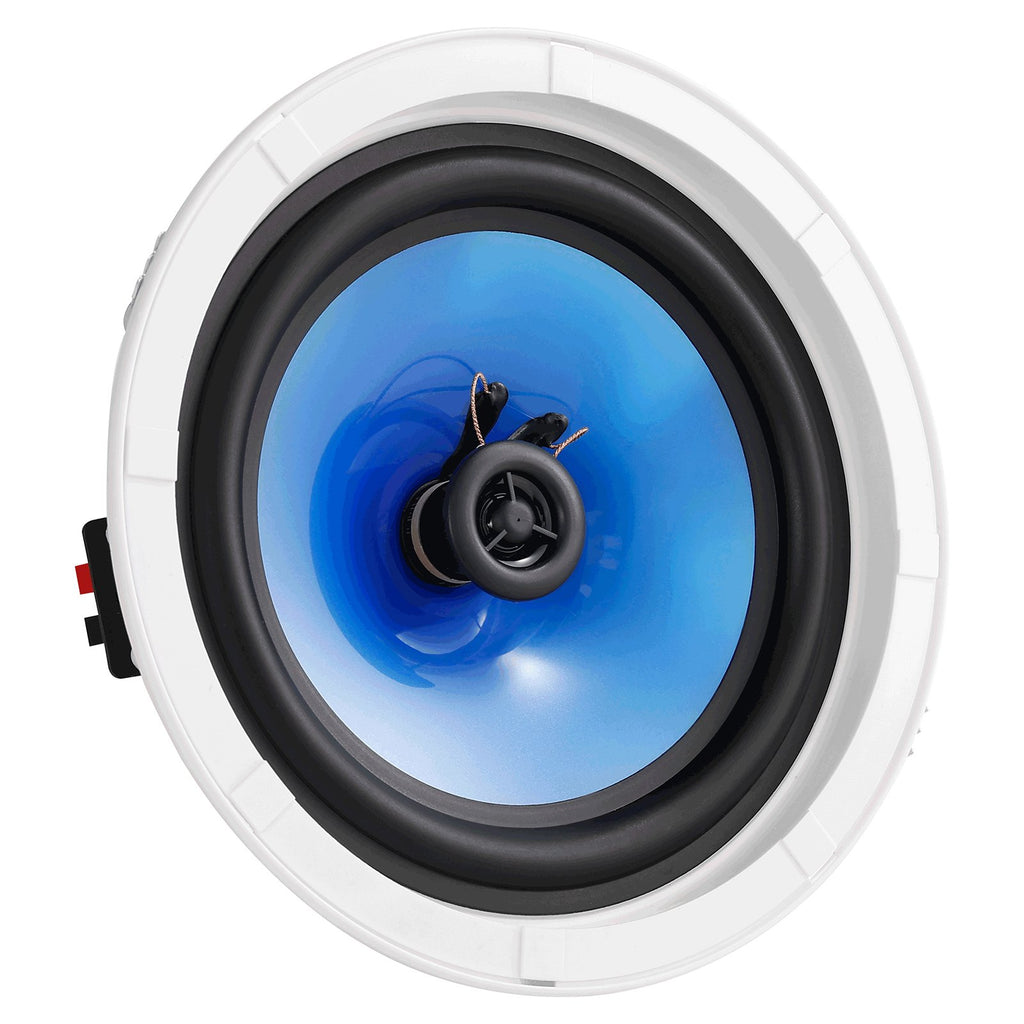 VEVOR 2 PCs 203.2 mm in Ceiling Speakers, 50-Watts, Flush Mount Ceiling & in-Wall Speakers System with Impedance 89dB Sensitivity, for Home Kitchen Living Room Bedroom or Covered Outdoor Porches