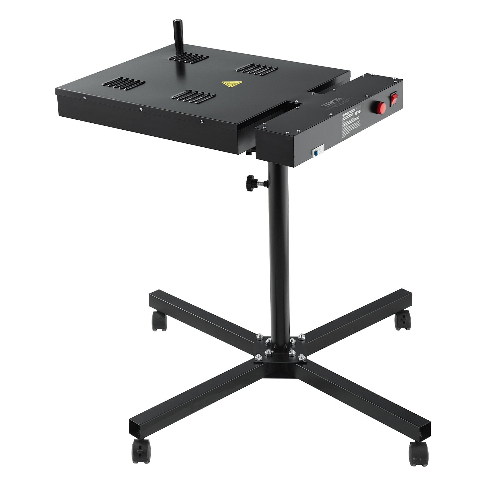 VEVOR Flash Dryer, 18 x 25 inch Flash Dryer for Screen Printing, High Power Silk Screen Printing Dryer with Height Adjustable Stand, 360° Rotation, X-Shaped Base, Steel T-Shirt Curing Machine