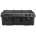VEVOR Weatherproof Hard Case, Heavy Duty Protective Dry Box Case with Pre-cut Foam, and Retractable Pull Handles for Travel, Hunting, Military, Tactical, IP67 Waterproof Case for Cameras (56.1x37x26)
