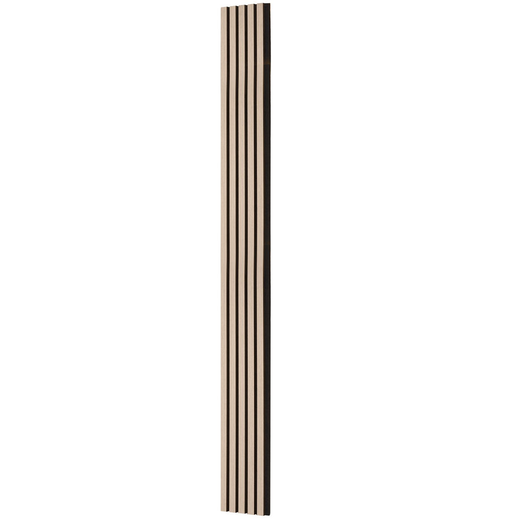 VEVOR Wood Slat Acoustic Panels, 7.9 x 94.5 inch, MDF Accent Wooden Wall Panels for Modern Interior Wall Decor, Faux Wood Wall Board Panels for Noise Reduction, Silver Wood