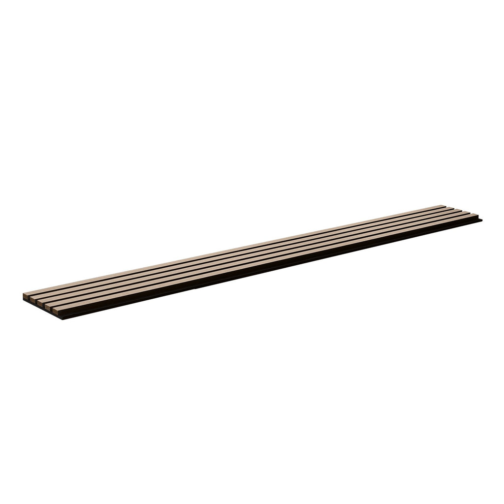 VEVOR Wood Slat Acoustic Panels, 7.9 x 94.5 inch, MDF Accent Wooden Wall Panels for Modern Interior Wall Decor, Faux Wood Wall Board Panels for Noise Reduction, Silver Wood