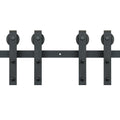 VEVOR 2440 mm Sliding Barn Door Hardware Closet Track Kit for Double Doors J Hanger