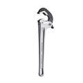 VEVOR Pipe Wrench, 14" Aluminum Straight Pipe Wrench, Automatic Jaw Adjustment, Adjustable Plumbing Wrench, Easy to Carry, Ergonomic Handle, Hangable Design, for Water Pipes, Automotive Repairs