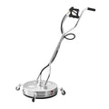 VEVOR 20" Pressure Washer Surface Cleaner, Stainless Steel Pressure Washer Attachments with 4 Wheels, 4500 Max PSI, 3/8 Quick Connector, 2 Spray Nozzles, Dual Handle, for Concrete, Patio, Sidewalk