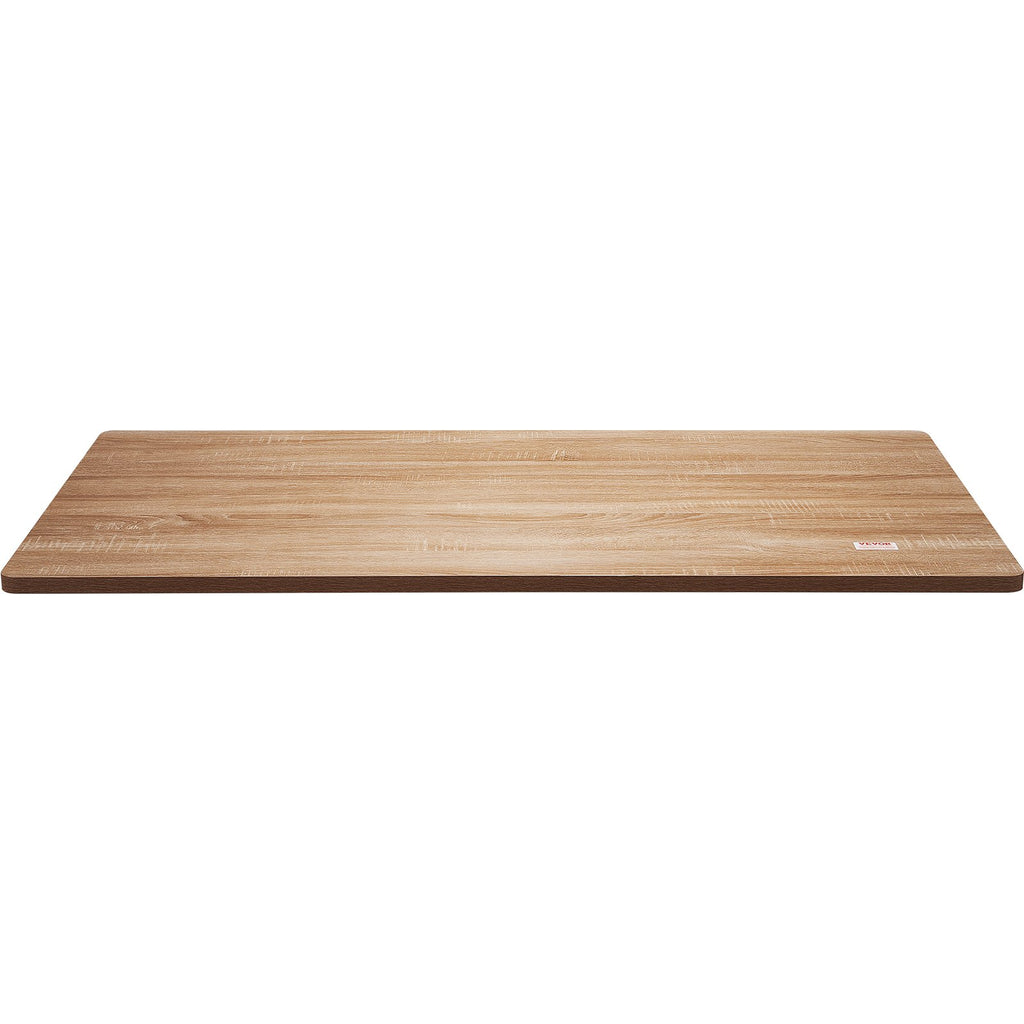 VEVOR Table Top, 55" x 27.6" x 1", 220.5 lbs Load Capacity, Universal One-Piece Particle Board Desktop for Height Adjustable Electric Standing Desk Frame, Rectangular Countertop for Home & Office Desk