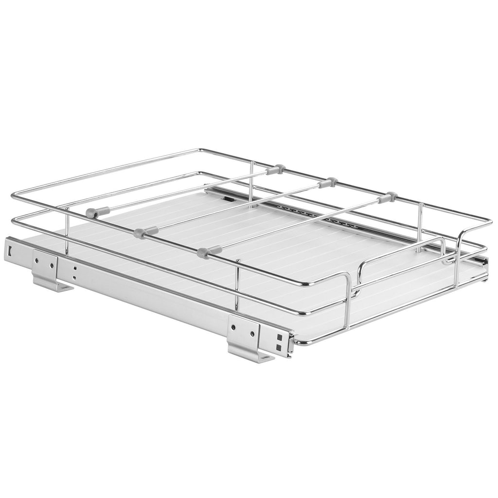 VEVOR Pull Out Cabinet Under Sink Organizer 11.5 x 16.5 Inch Wire Drawer Basket