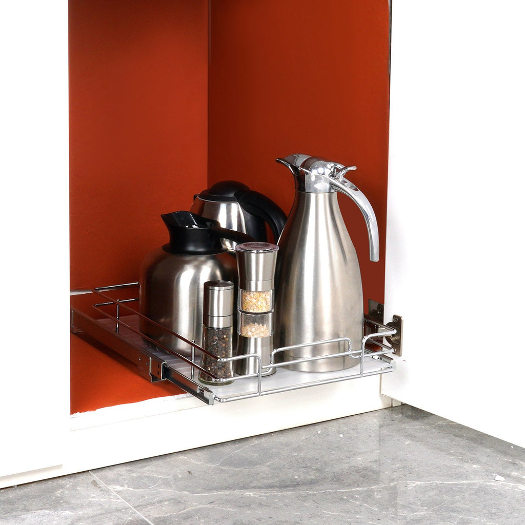 VEVOR Pull Out Cabinet Under Sink Organizer 11.5 x 16.5 Inch Wire Drawer Basket