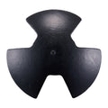 VEVOR River Anchor, 12 LBS Boat Anchor Cast Iron Black Vinyl-Coated with Shackle, Marine Grade Mushroom Anchor for Boats Up To 10 ft, Impressive Holding Power in River and Mud Bottom Lakes