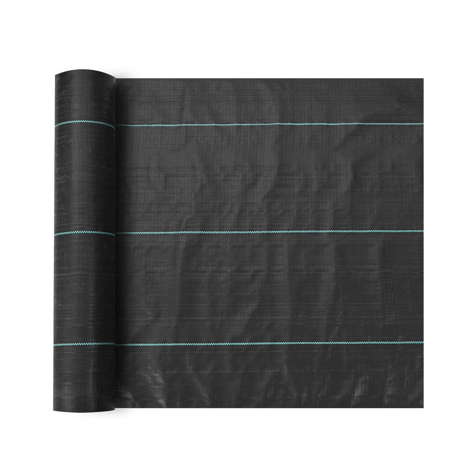 VEVOR Weed Barrier Landscape Fabric, 3.28*164FT Heavy Duty Garden Weed Fabric, Woven PP Weed Control Fabric, Driveway Fabric, Geotextile Fabric for Landscaping, Ground Cover, Weed Blocker Weed Mat
