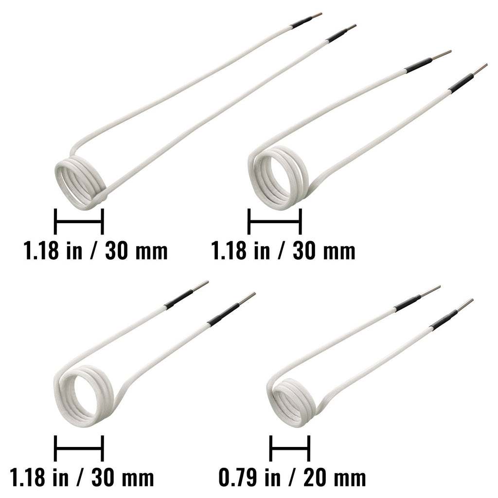 VEVOR Induction Heater Coil Kit Induction Coils 8PCS For Removing Rusty Bolts