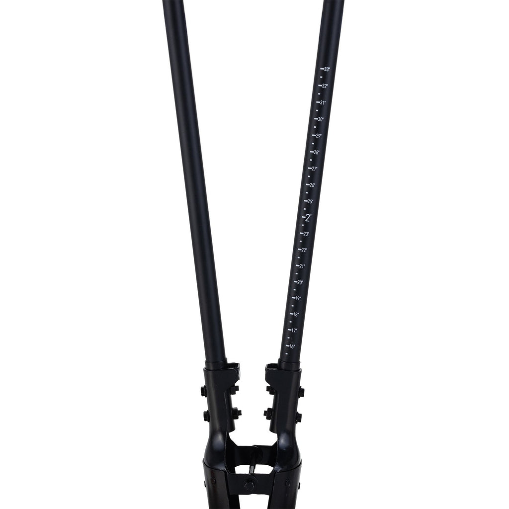 VEVOR Post Hole Digger, Heavy Duty Post Hole Digger with Fiberglass Handle, Manual Hole Digger with Scale Markings and Metal Blade, Post Hole Digger Tool for Digging Gardening and Outdoors, 1460 mm