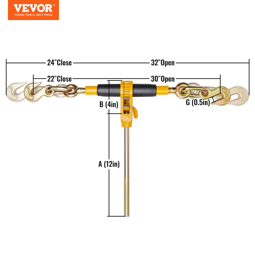 VEVOR Ratchet Chain Binder 5/16