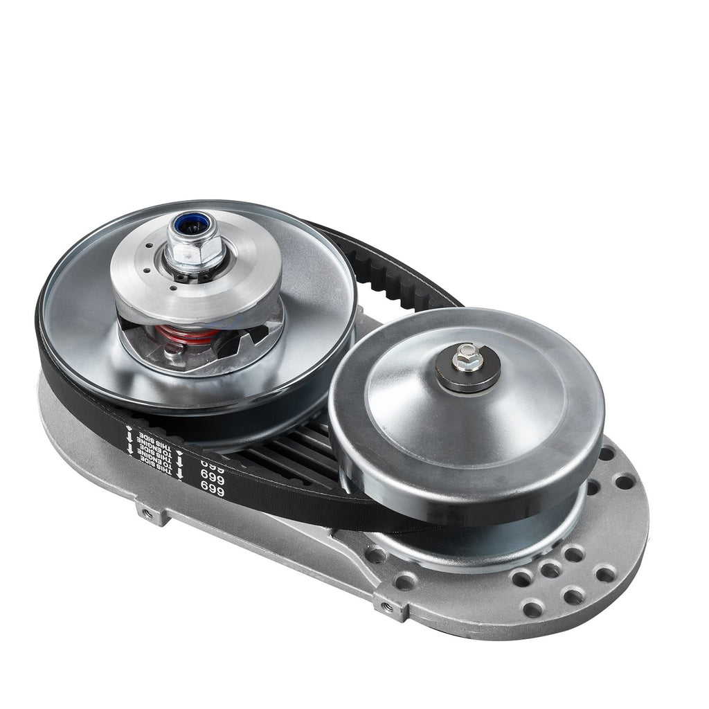VEVOR Drive Clutch, 2-8HP Engine, 2000 RPM High-Strength Drive Clutch with Asymmetric Designed Wheels & Robust Rubber Belt, Sturdy & Durable Clutch with Full Accessories, Fit for Various Engines