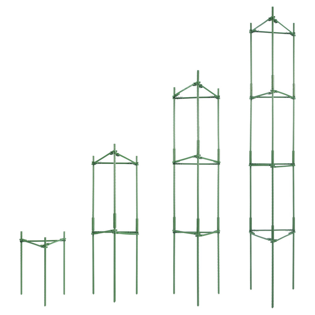VEVOR 4 Packs Tomato Cages for Garden 1620 mm Tomato Plant Stakes Support Cage