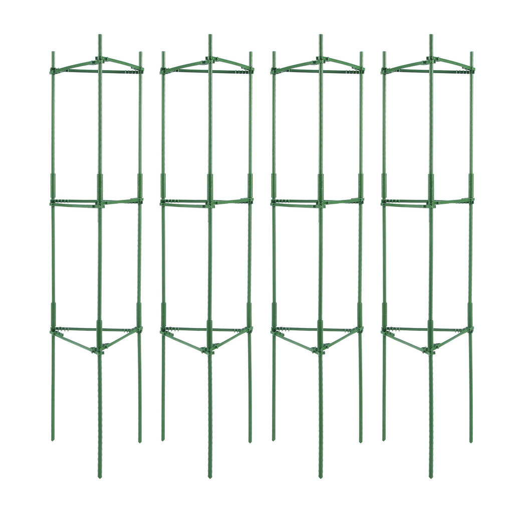 VEVOR 4 Packs Tomato Cages for Garden 1620 mm Tomato Plant Stakes Support Cage