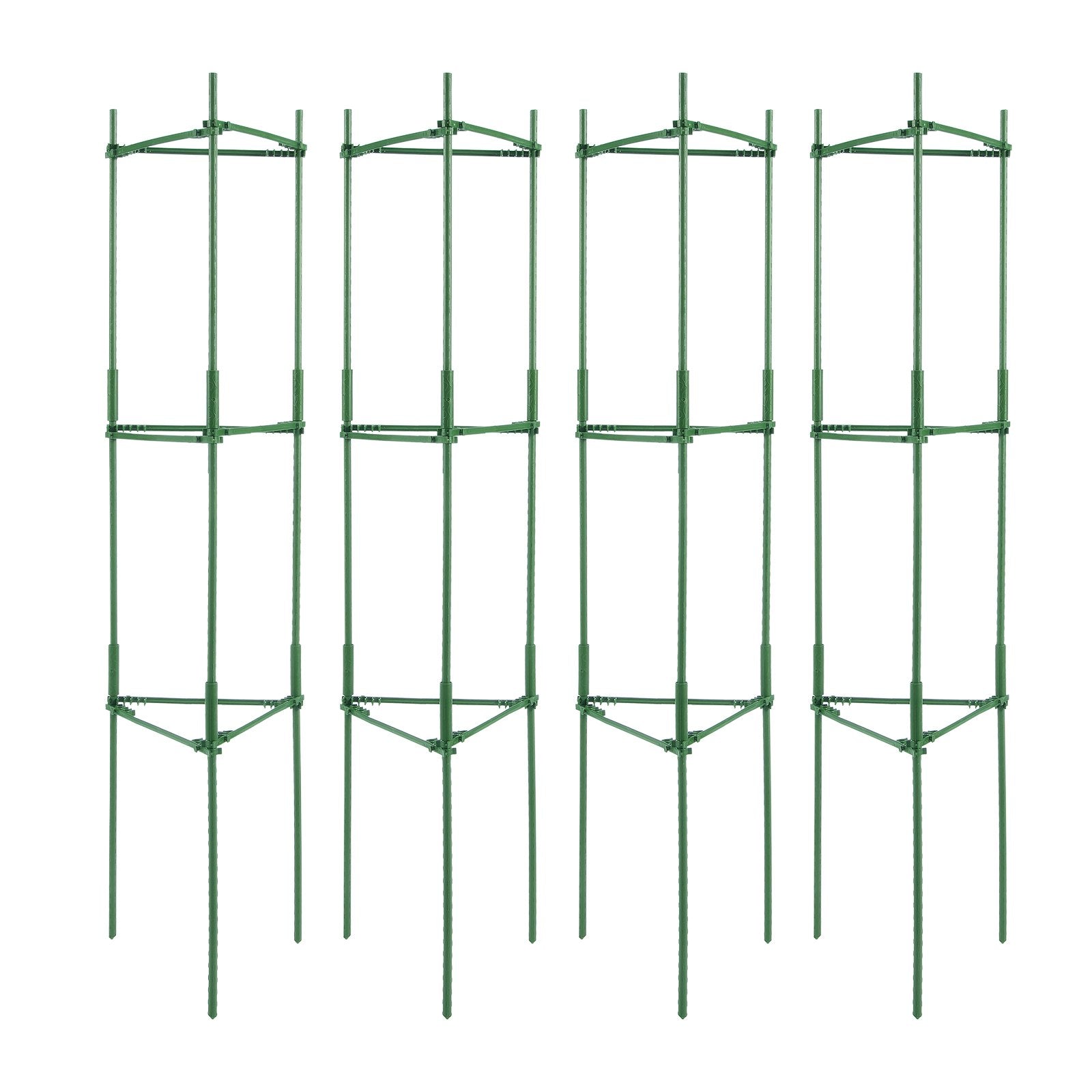 VEVOR 4 Packs Tomato Cages for Garden 1620 mm Tomato Plant Stakes Support Cage