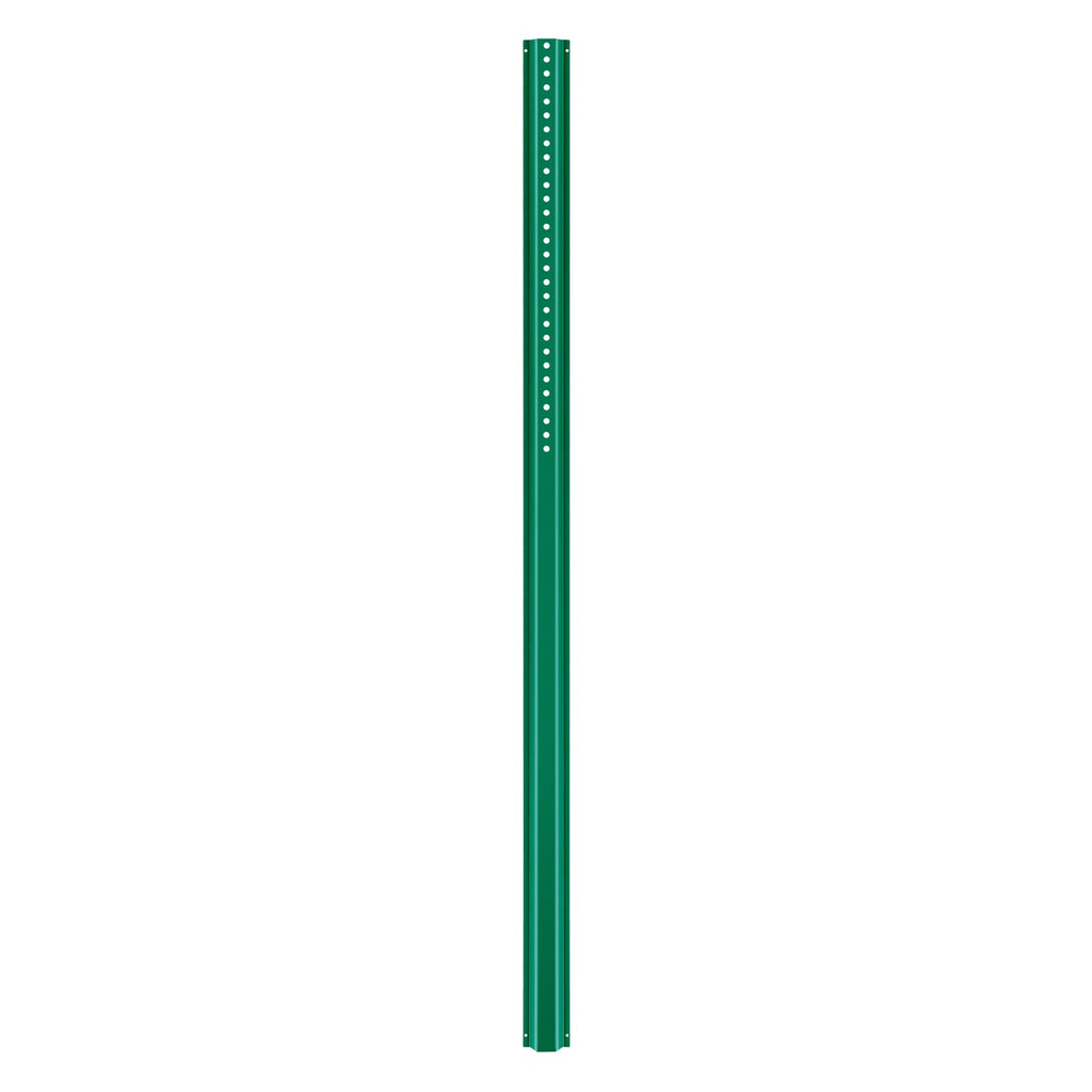 VEVOR 6FT U-Channel Sign Post, 4Pack Green Heavy Duty Steel Fixed Fence Post, Steel Fence U-Channel Sign for Garden, Courtyard, Farm or Traffic Intersection