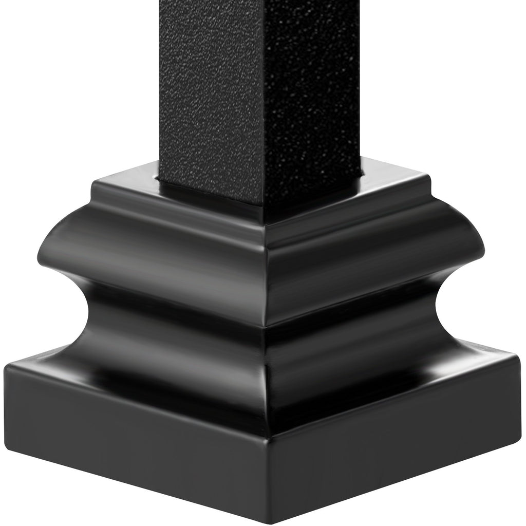 VEVOR 50 PCS Aluminum Alloy Baluster Flat Shoes Wrought Spindles for Staircase