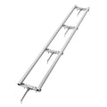 VEVOR Rail Mill Guide System, 9 ft Milling Guide, 4 Crossbar Kits Chainsaw Mill Rail Guide, Aluminum Adjustable Saw Mill Rail System Work with Chainsaw Mills for Builders and Woodworkers