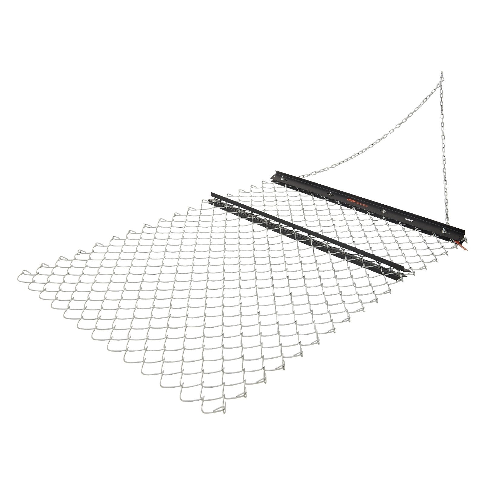 VEVOR Drag Harrow 4 x 5 ft Chain Harrow Lawn Rake ATV UTV Tractor Attachments