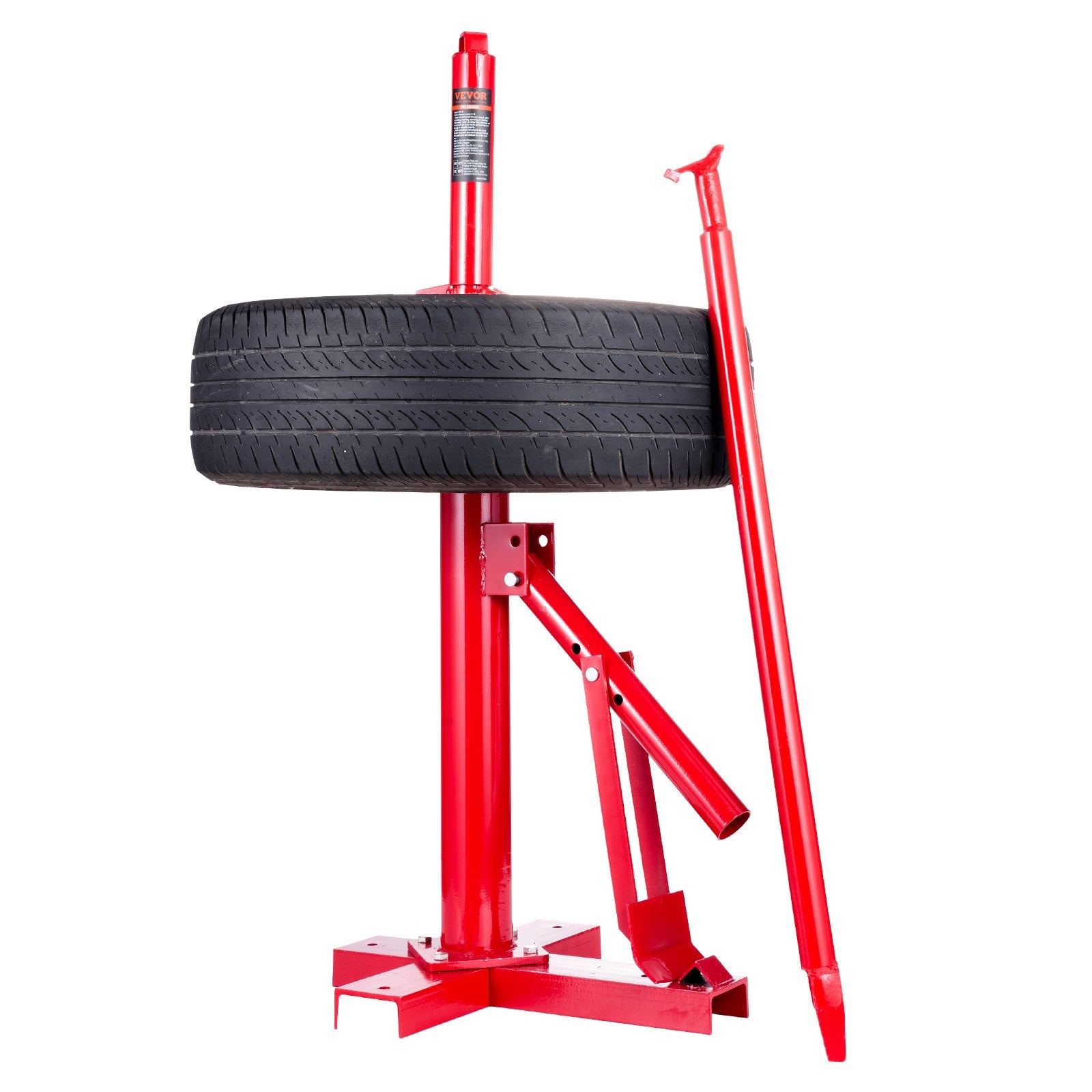 VEVOR Manual Tire Changer, Portable Hand Bead Breaker Mounting Tool for 203 - 406 mm Tires, Compatible with Car Truck Trailer, Tire Mounting Machine for Home Garage Small Auto Shop