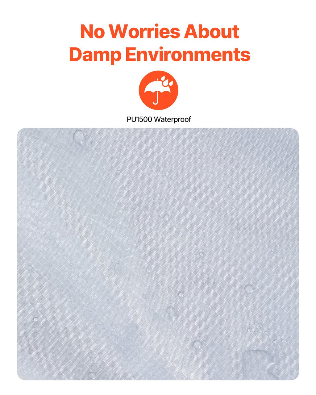 VEVOR Camping Blanket 2 m x 1.5 m Wearable Warm Stadium Blanket Light Grey.