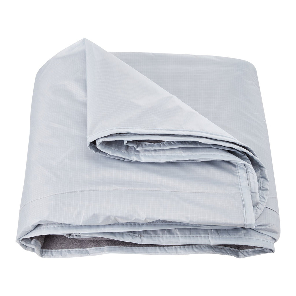 VEVOR Camping Blanket 2 m x 1.5 m Wearable Warm Stadium Blanket Light Grey.