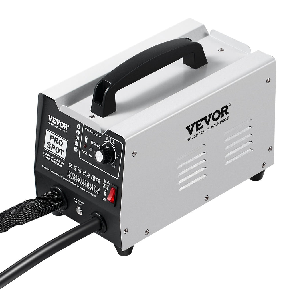 VEVOR Stud Welder Dent Repair Kit, 1.8KW Spot Welder Dent Puller with Auto/Manual Welding & 7 Versatile Modes, Auto Body Spot Welding Dent Puller Machine for Car, Truck Dent Repair