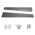 VEVOR Metal Landscape Edging, 8 Packs 72 in Rust-Resistant Aluminum Alloy Landscape Edging, Bendable Garden Edging Border, Heavy Duty Lawn Edging Fence for Flower Bed Yard Pathway