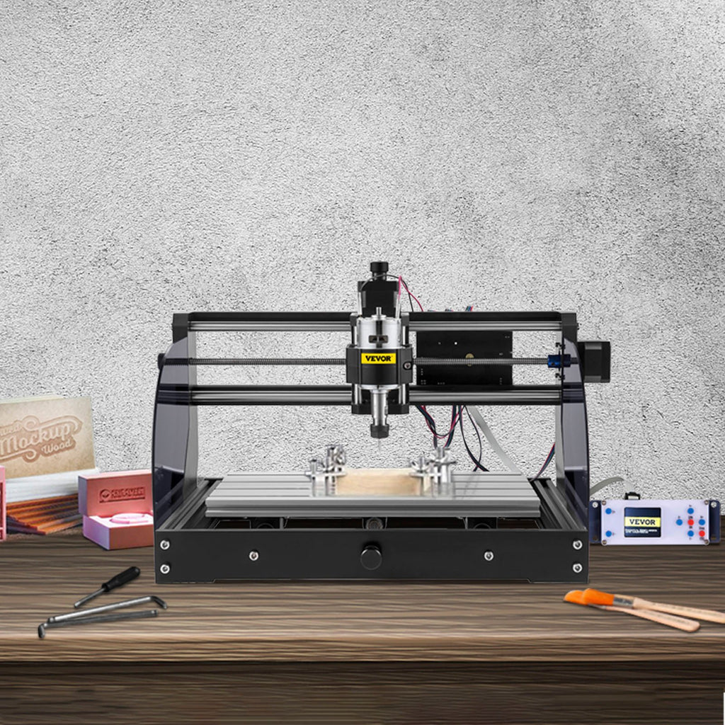 VEVOR Cnc 3018 Pro 10000RPM Cnc 3018 300×180×45mm Cnc Machine GRBL Control Mini Laser Engraver with Offline Controller 3 Axis laser engraving machine for Carving Milling Plastic Acrylic PVC