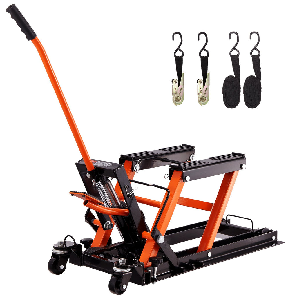 VEVOR Motorcycle Hydraulic Pump Jack 1500 LBS ATV Dirt Bike Stand