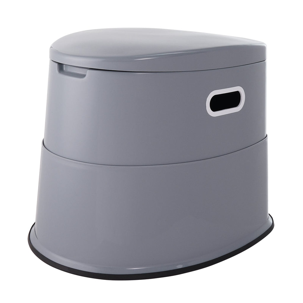 VEVOR Portable Toilet for Camping, Porta Potty with 5L Detachable Inner Bucket & Removable Paper Holder, Commode with Dual Lids, Travel Toilet for Adults Kids Outdoor Camping Car Long Road Trips