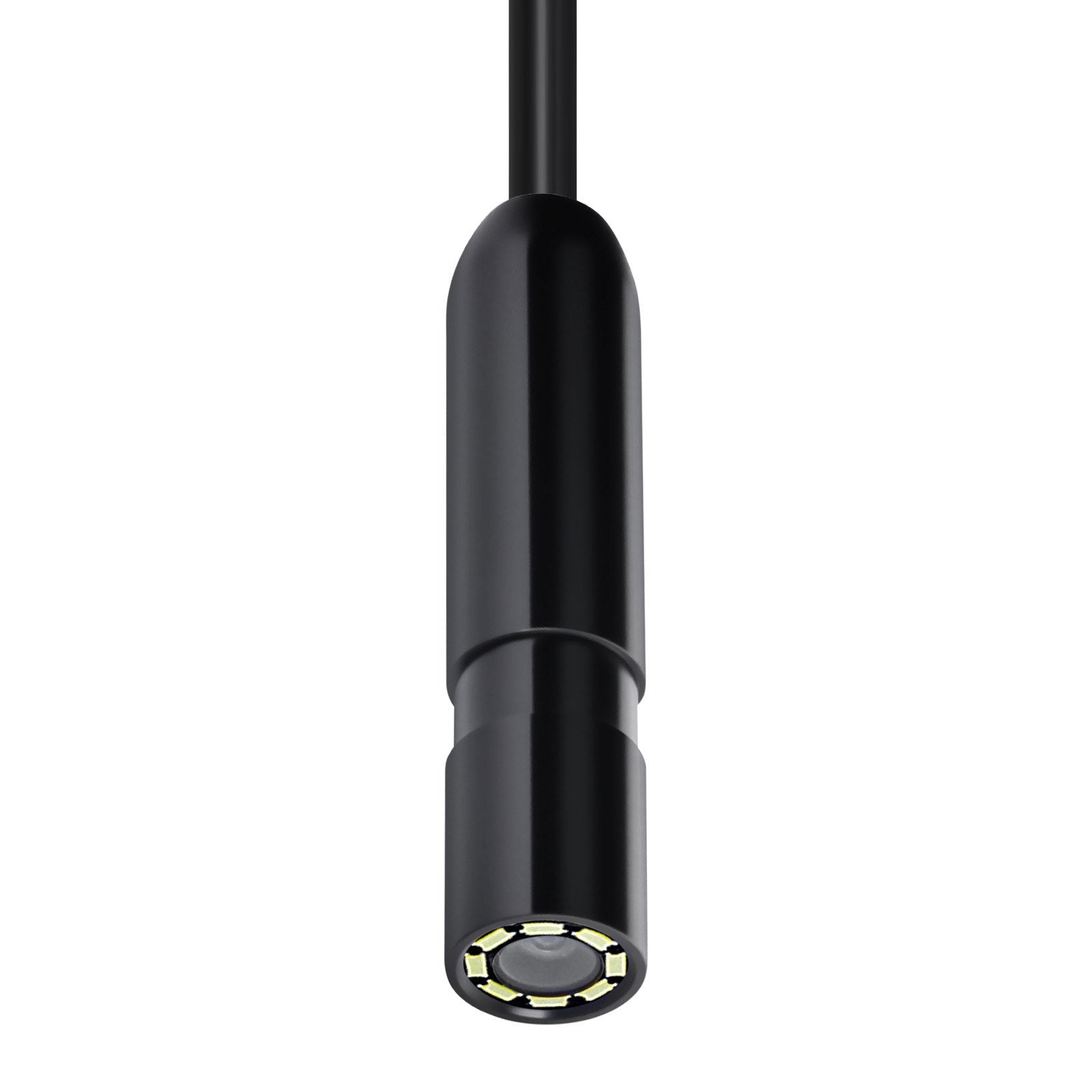 VEVOR Endoscope Camera with Light, 1920P HD Borescope for Android & IOS, 8 LED Lights Inspection Camera with 5m Semi-Rigid Cable, 2X Zoom, IP67 Waterproof Snake Scope Camera for Auto, Plumbing