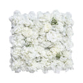 VEVOR 3D Flower Wall Panel, 24 PCS 15 x 15 inch, Artificial Floral Wall Background Mesh Backing Mat,Seamless Design&Easy Installation for Wedding Valentines Day Home Baby Party Backdrop Decor,White