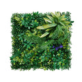 VEVOR Artificial Grass Wall Panels, 8 PCS 20 x 20 inch, 3D Combination Greenery Boxwood  Panel for Indoor Outdoor Green Decor & Ivy Fence Covering, Privacy Backdrop Wall Hedge Screen for Garden
