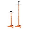 VEVOR Underhoist Support Stand, 3/4 Ton Capacity Under Hoist Jack Stand, Lifting from 38.4 to 75.4 in, Bearing Mounted Spin Handle, Self-Locking Threaded Screw, Two Wheels, Support Vehicle Components