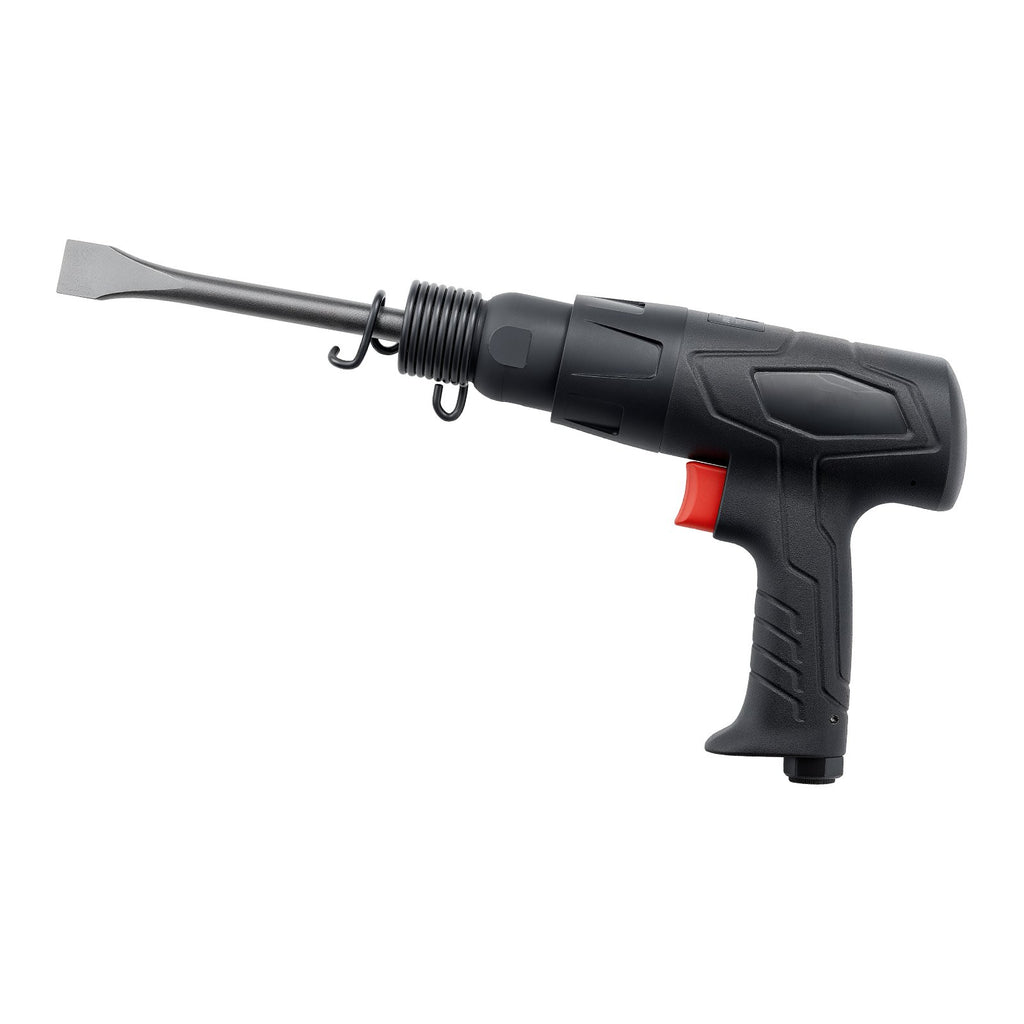 VEVOR Air Hammer, 2500-2700BPM Pneumatic Hammer with 70mm Stroke & 4PCS 170mm Long Barrel Chisels, Pistol-Grip Compact Air Chisel Pneumatic Shovel Tool for Cutting Scraping Demolishing