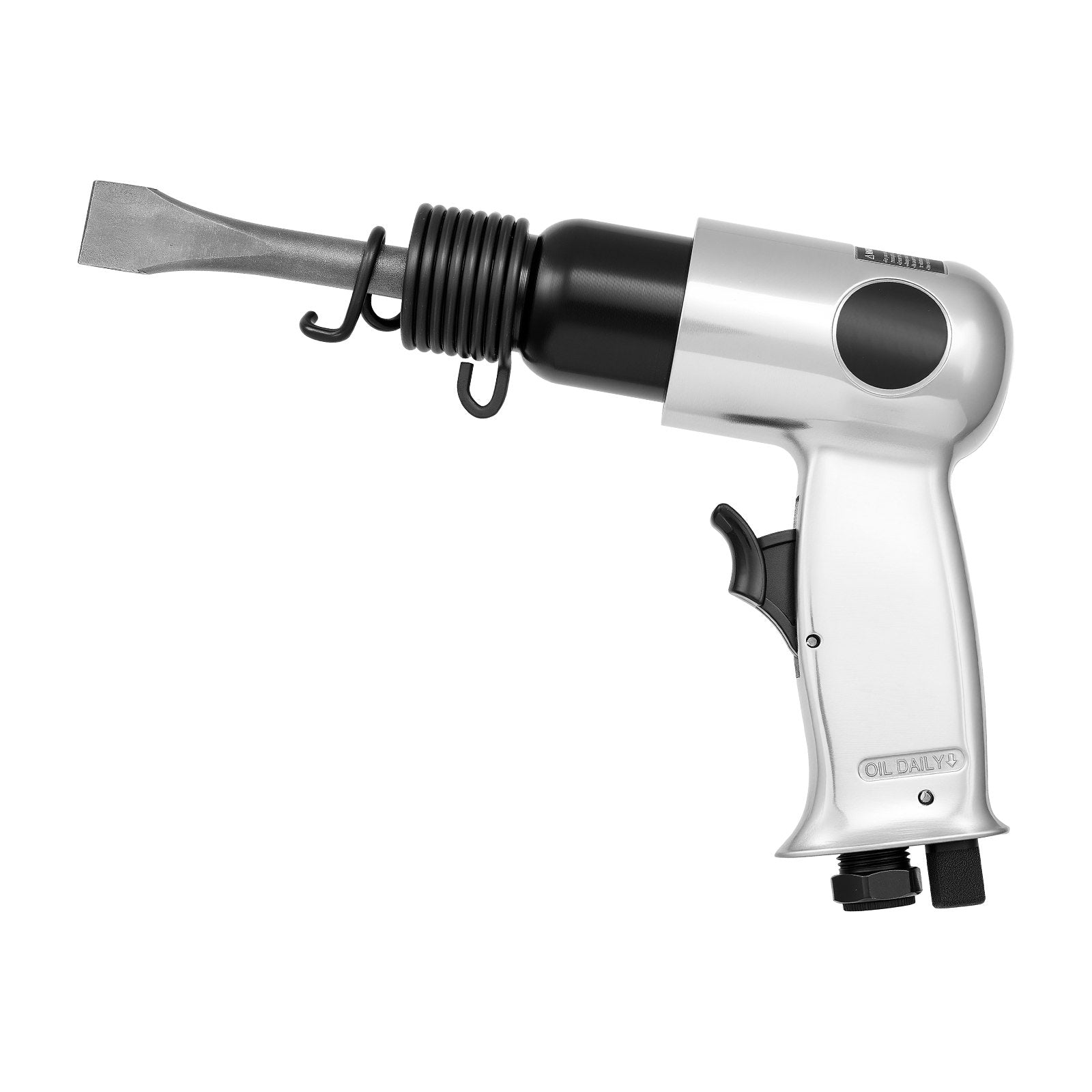 VEVOR Air Hammer, 4500BPM Pneumatic Hammer with 40mm Stroke & 4PCS Chisels Round Shank, Lightweight & Compact Air Chisel Pneumatic Shovel Tool for Cutting Punching Scraping