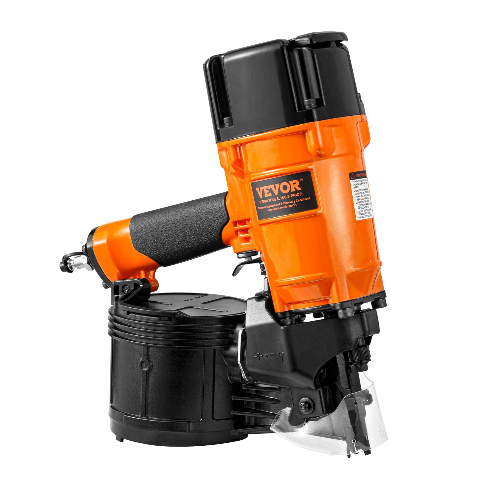 VEVOR CN83N Coil Siding Nailer 50mm to 83mm 15 Degree Pneumatic Nail Gun