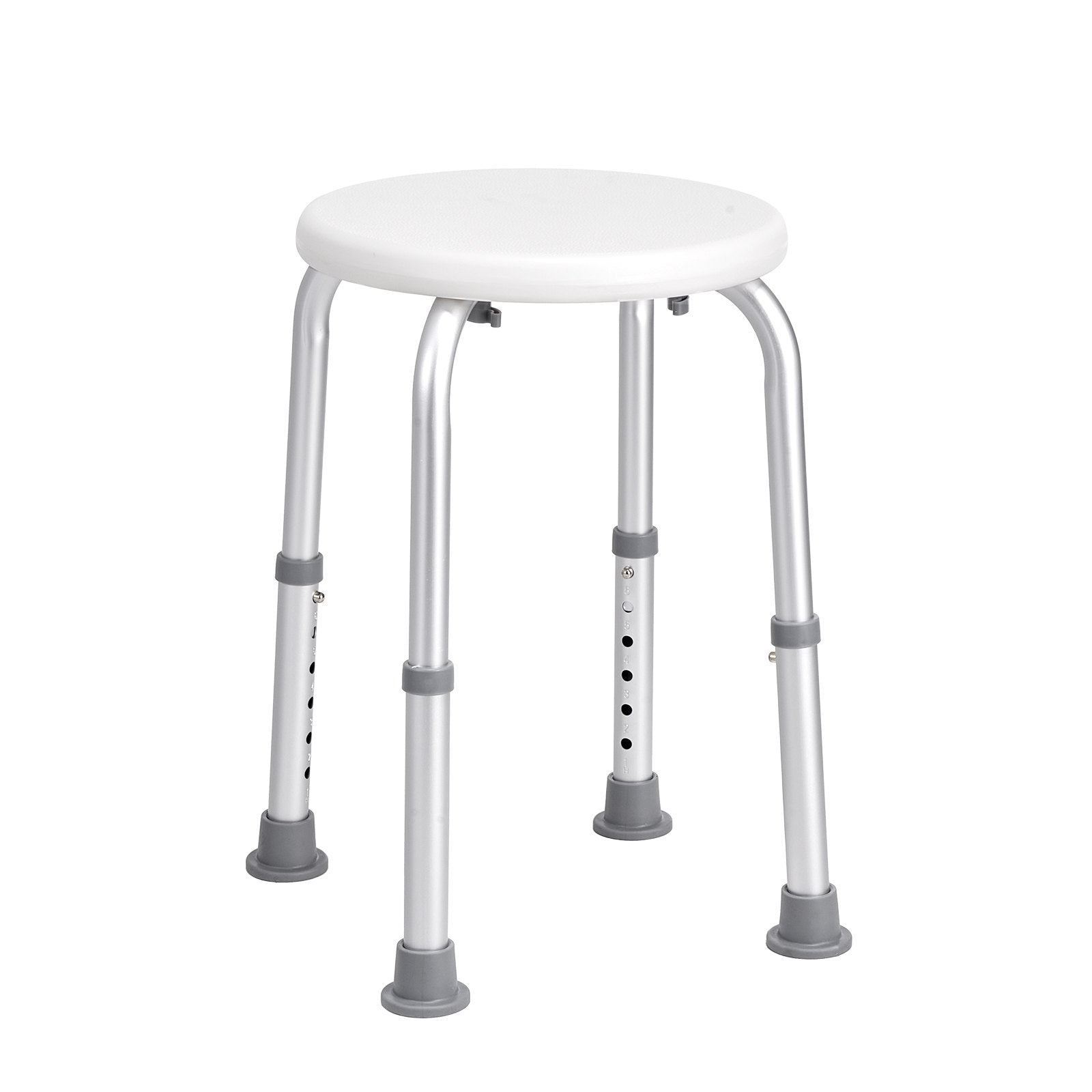 VEVOR Shower Chair for Inside Shower, Adjustable Height Shower Stool, Non-Slip Bench Bathtub Seat Stool for Elderly Disabled Adults Handicap, 300 lbs Capacity