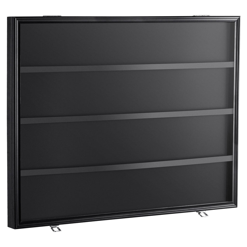 VEVOR 36 Graded Sports Card Display Case, 775 x 617 x 55 mm, Baseball Card Display Frame with 98% UV Protection Clear View PC Glass, Lockable Wall Cabinet for Football Basketball Hockey Trading Card