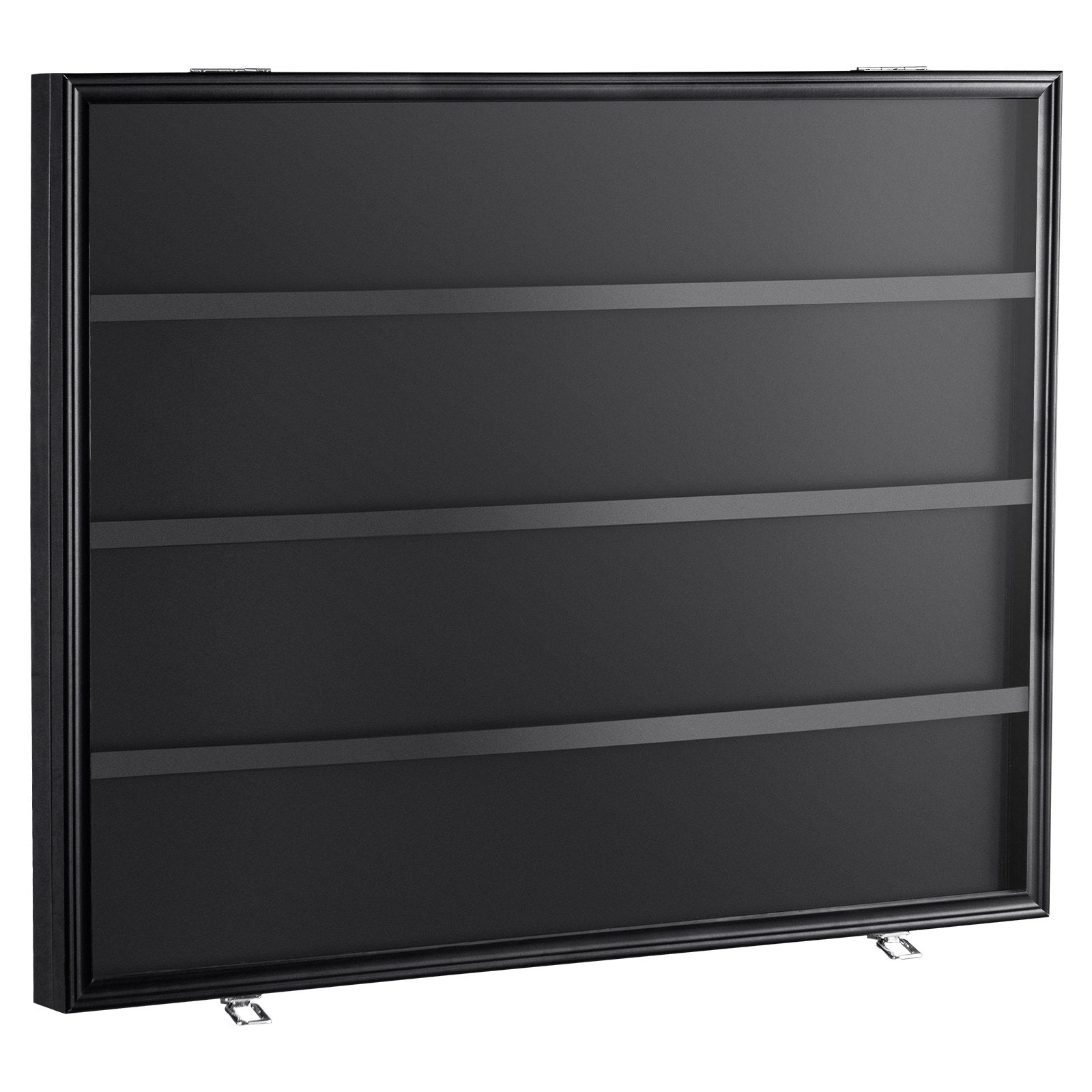 VEVOR 36 Graded Sports Card Display Case, 775 x 617 x 55 mm, Baseball Card Display Frame with 98% UV Protection Clear View PC Glass, Lockable Wall Cabinet for Football Basketball Hockey Trading Card