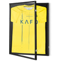VEVOR Jersey Display Frame Case, 610 x 812 x 40 mm, Large Lockable Sport Jersey Shadow Box with 98% UV Protection PC Glass and Hangers, for Baseball Basketball Football Hockey Shirt and Uniform, Black